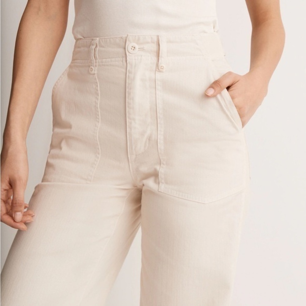 Madewell The Perfect Vintage Wide Leg Pant Utility Addition Size 28